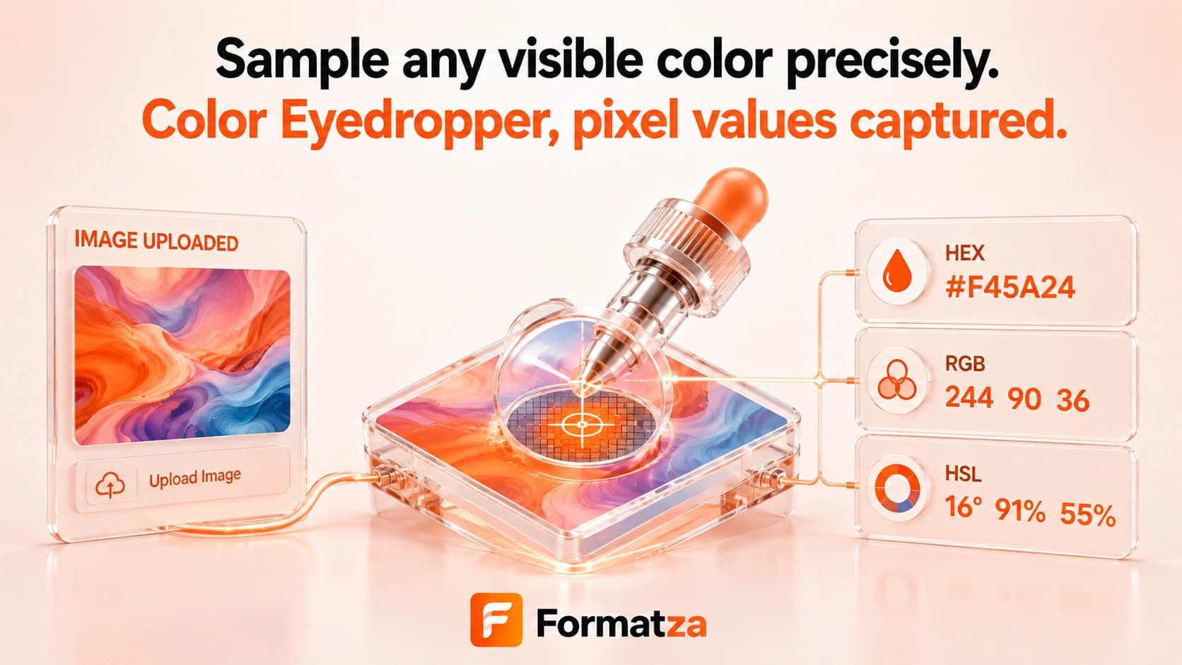 Formatza Color Eyedropper tool interface