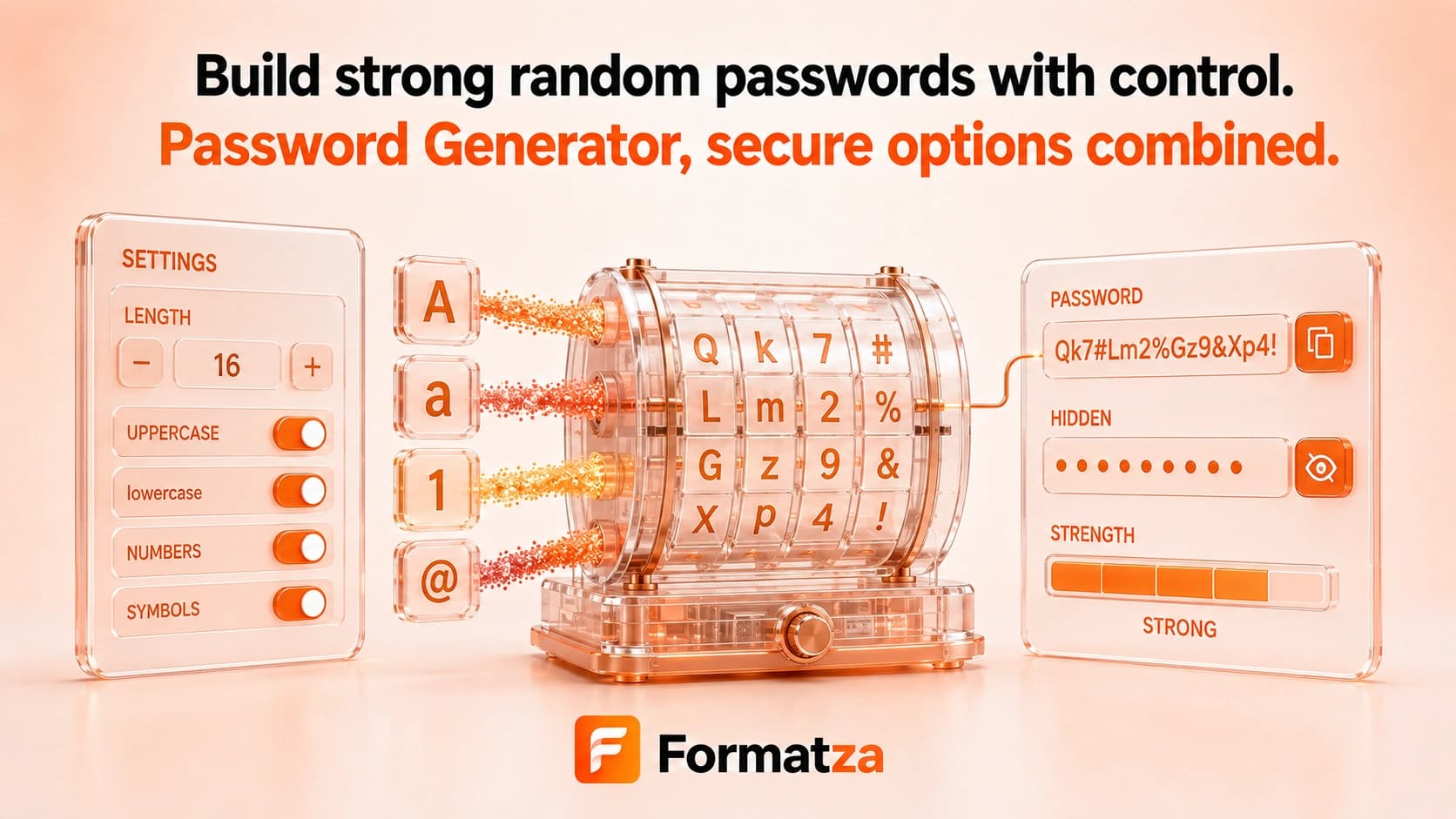 Formatza Password Generator tool interface