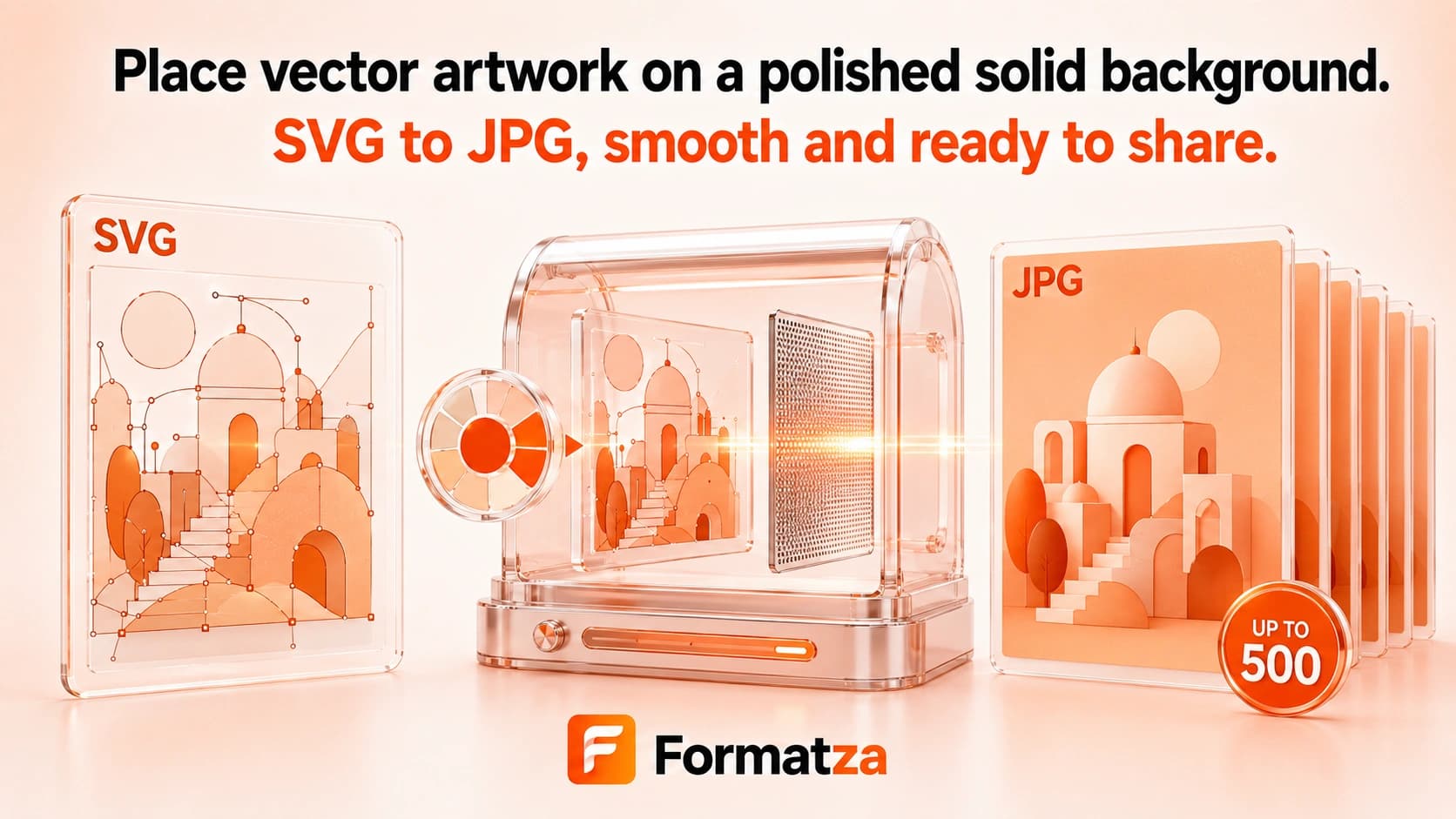 Formatza SVG to JPG converter tool guide