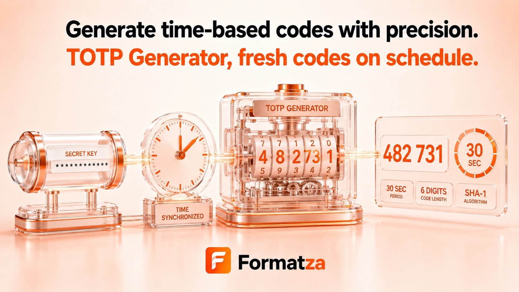 Formatza TOTP Generator tool interface