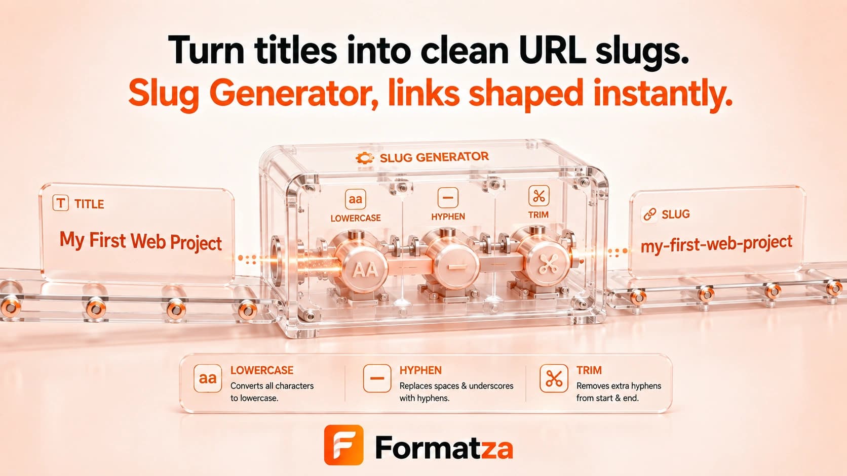 Formatza Slug Generator tool interface